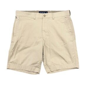 Abercrombie & Fitch Mens All Day Stretch Classic Fit Shorts Khaki Size 34